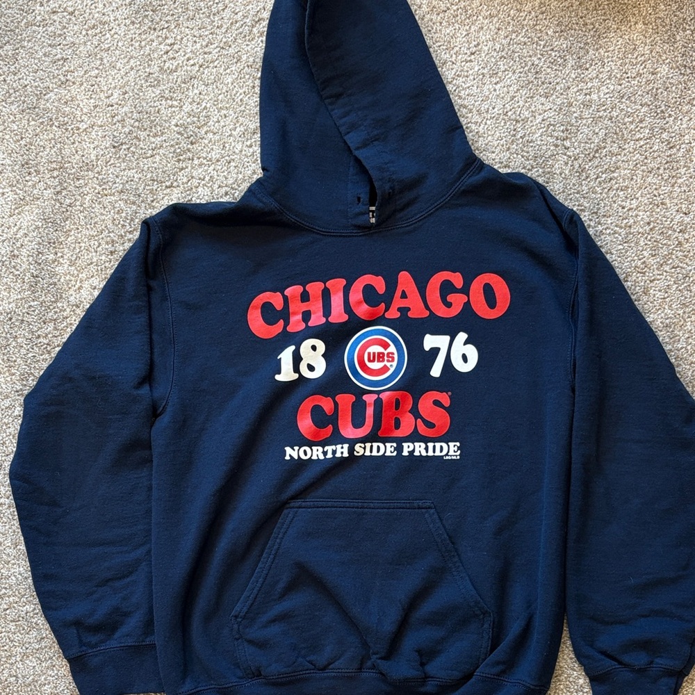 Chicago Cubs Navy Hoodie